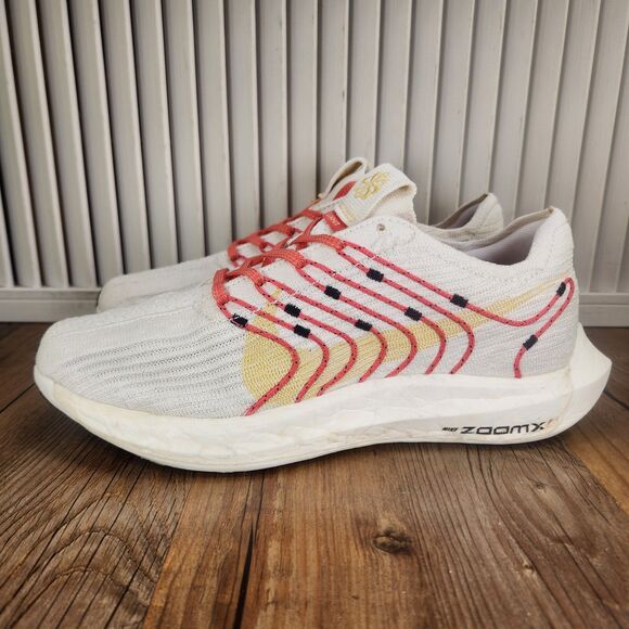 Nike Pegasus Turbo Next Nature Womens Sz 10 White Pink Running Shoes DM3414-100 - Picture 3 of 9